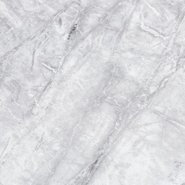 Merida Grey Marble and Chrome Dining Table - 200cm