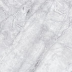 Merida Grey Marble and Chrome Dining Table - 180cm