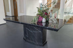 Nebula Black Marble Dining Table - 160