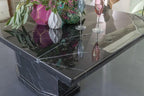 Nebula Black Marble Dining Table - 160