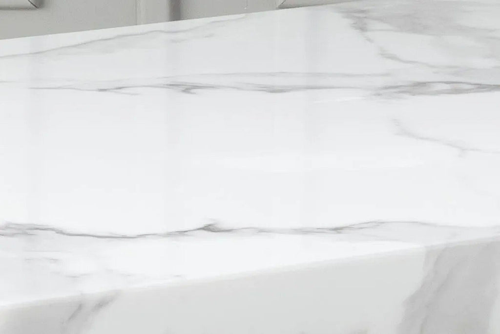 Omega White Marble Dining Table - 160