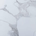 Sutton 150cm White and Gold Dining Table - Glass Top with Marble Effect