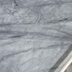 Welby Grey Marble and Chrome Dining Table - 180cm