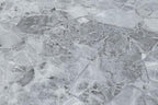 Welby Grey Marble and Chrome Dining Table - 200cm