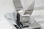 Welby Grey Marble and Chrome Dining Table - 200cm