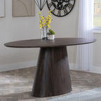 Whitby Walnut 6 Seater Oval Dining Table