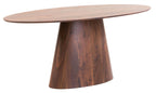 Whitby Walnut 6 Seater Oval Dining Table