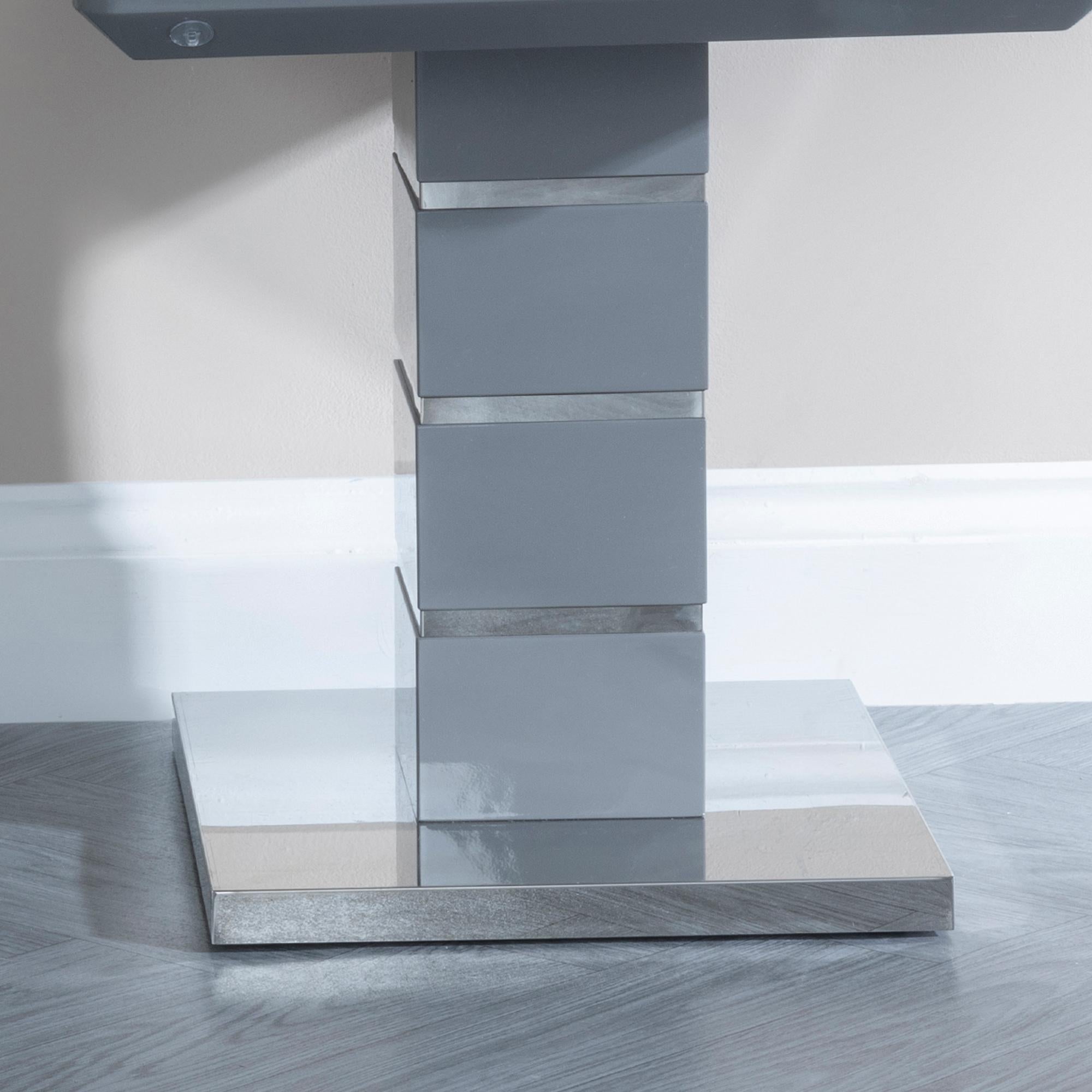 Brice Grey Gloss Lamp Table