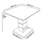 Brice Grey Gloss Lamp Table