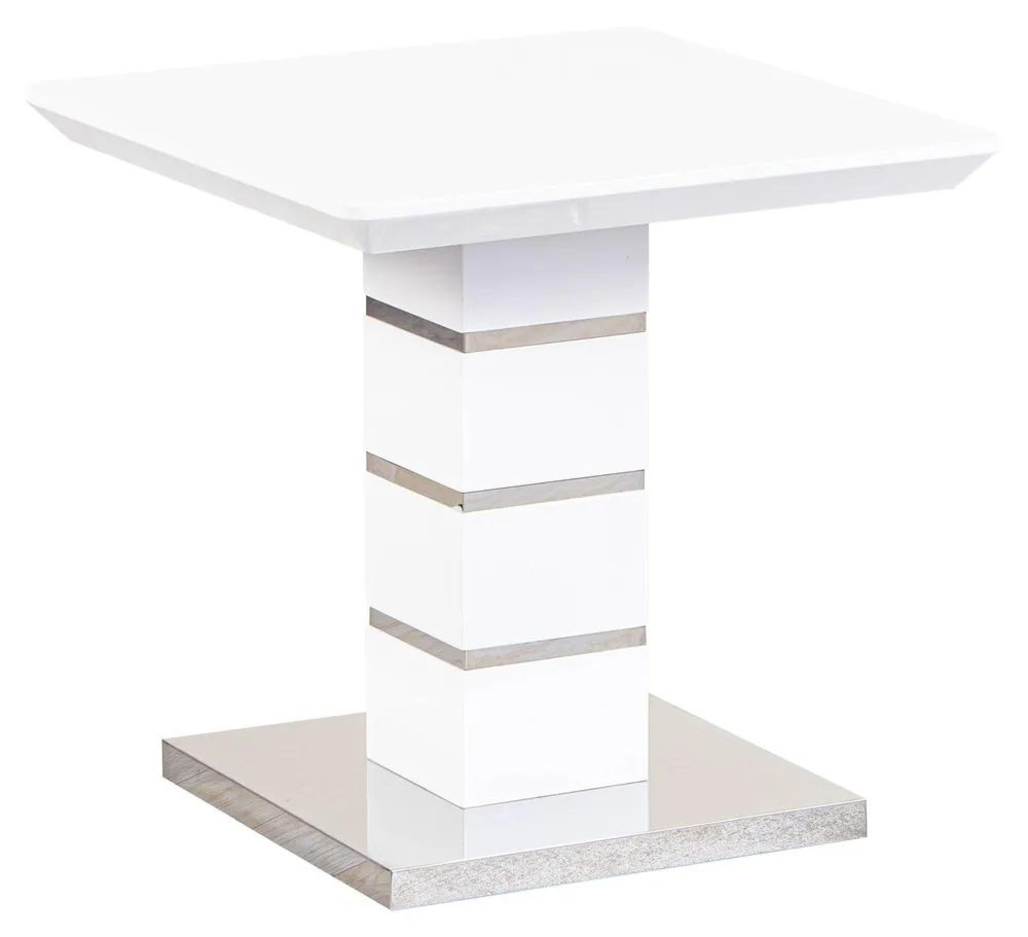 Brice White Gloss Lamp Table