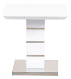 Brice White Gloss Lamp Table