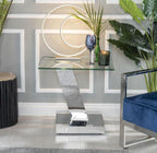 Enzo Glass Top Side Table