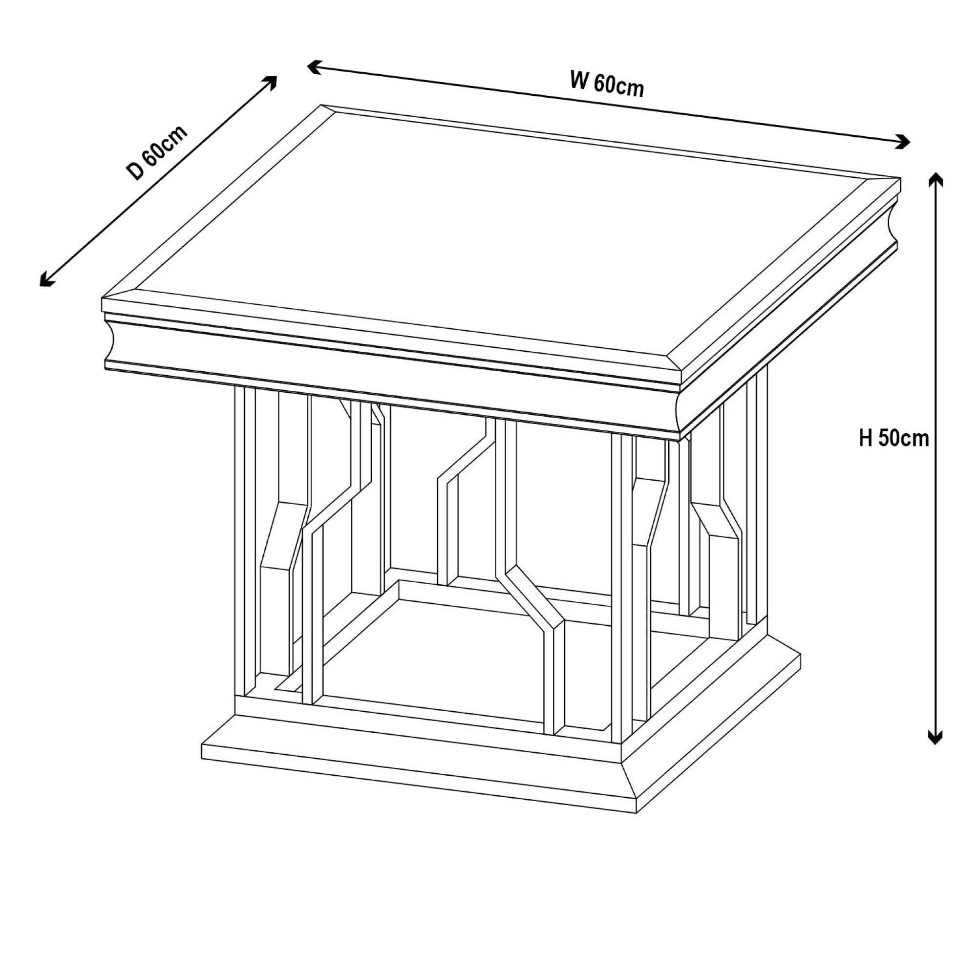 Mercury Grey Marble and Chrome Side Table