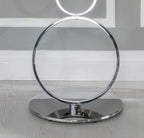 Virgo Glass Top Round Side Table
