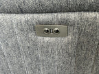 3+2 London ELECTRIC fabric recliner sofa grey