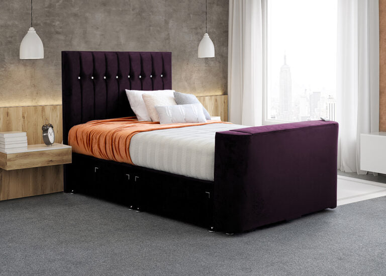 Vision Sparkle Hybrid TV Divan Bed