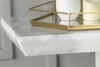 Athens White Marble Console Table