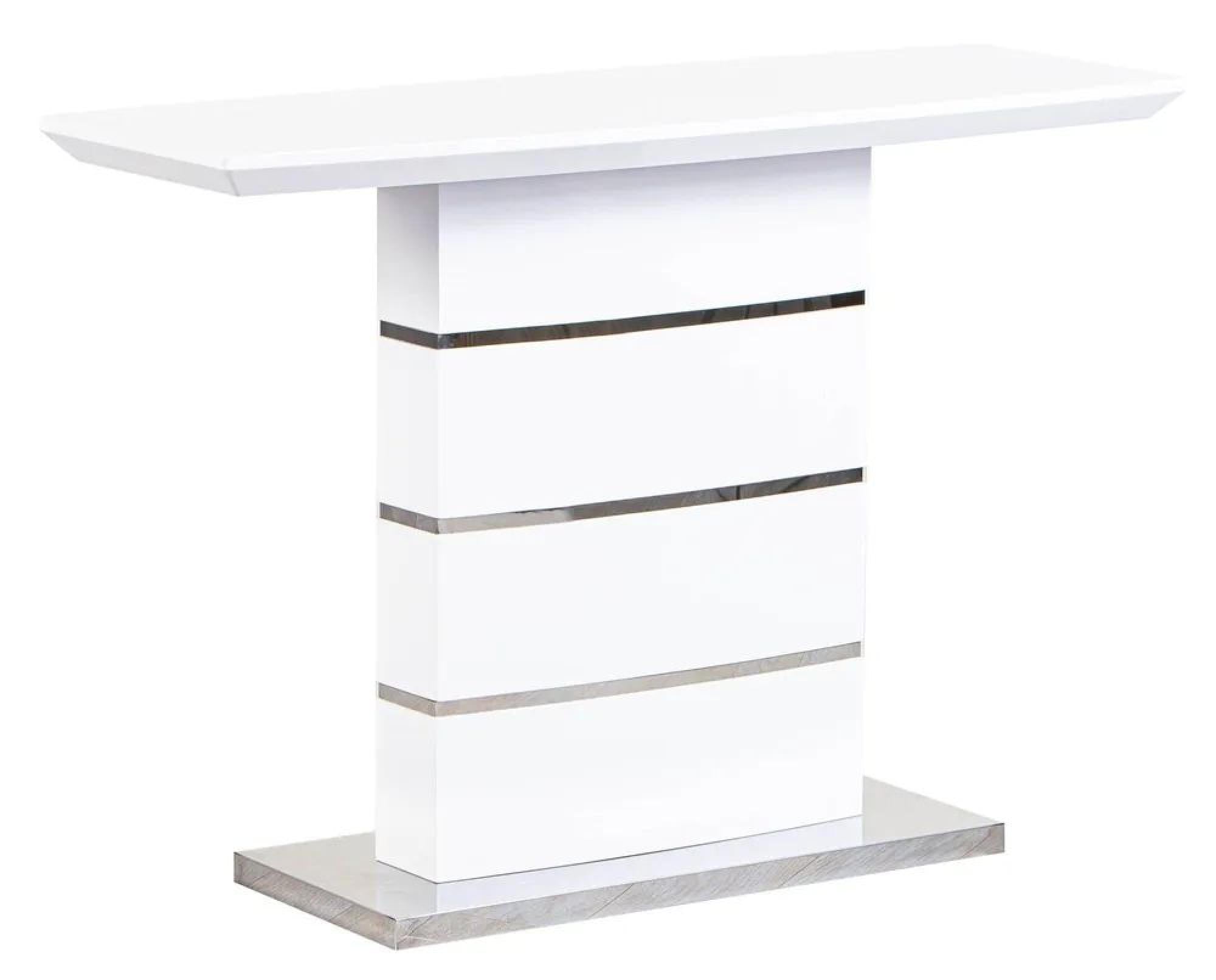 Brice White Gloss Console Table