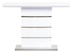 Brice White Gloss Console Table