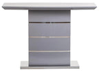Brice Grey Gloss Console Table