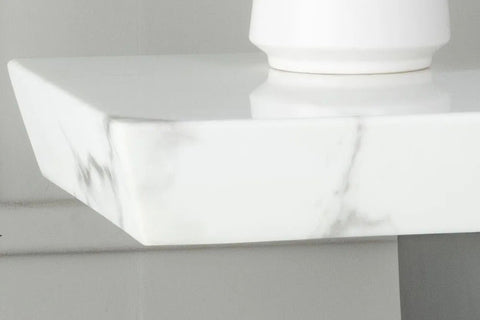 Omega White Marble Console Table