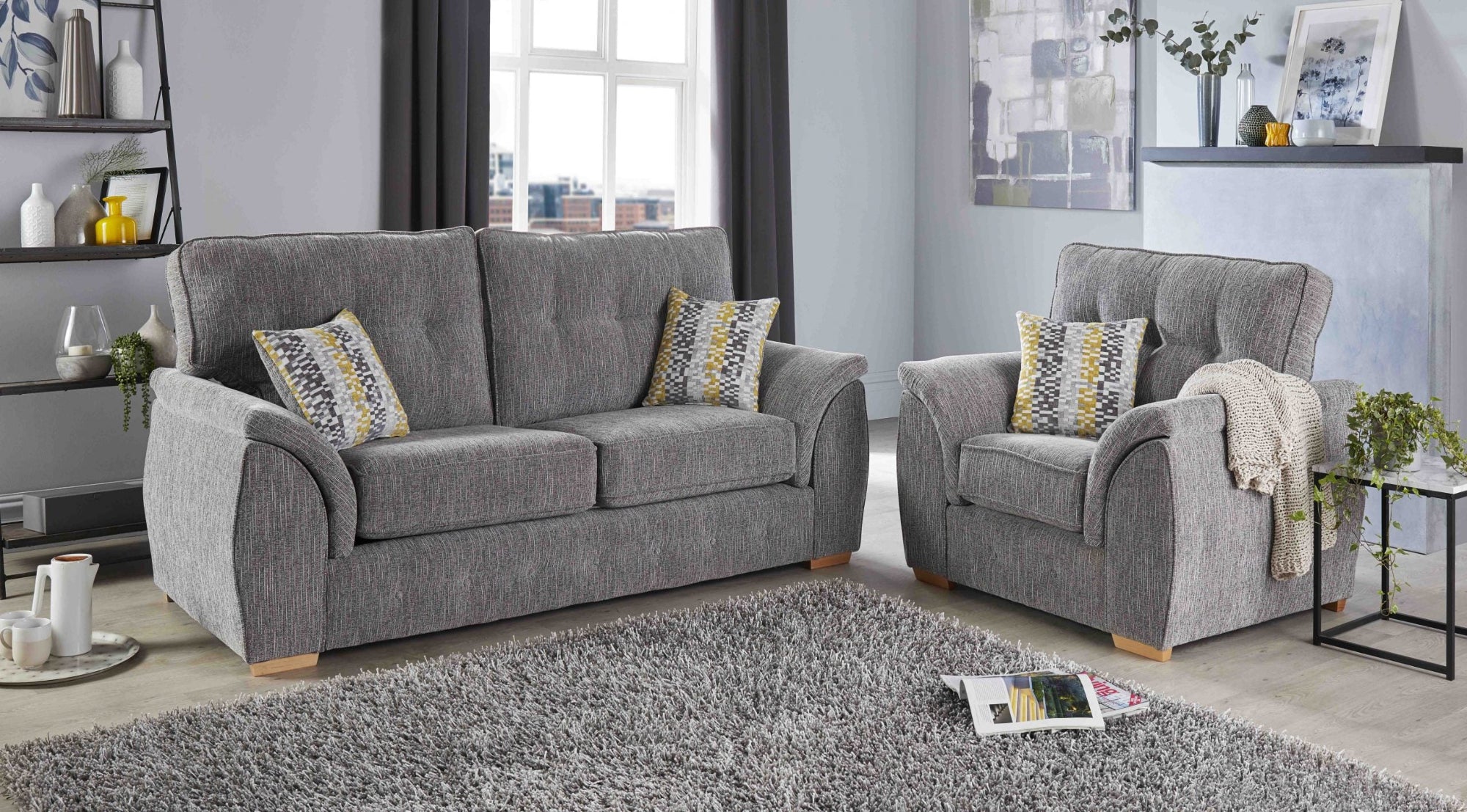 Modular Bespoke Ashley Fabric Sofa