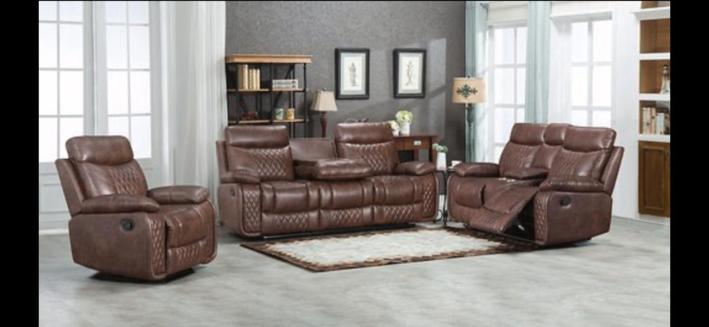 Modular Bespoke Atlanta Leather Sofa