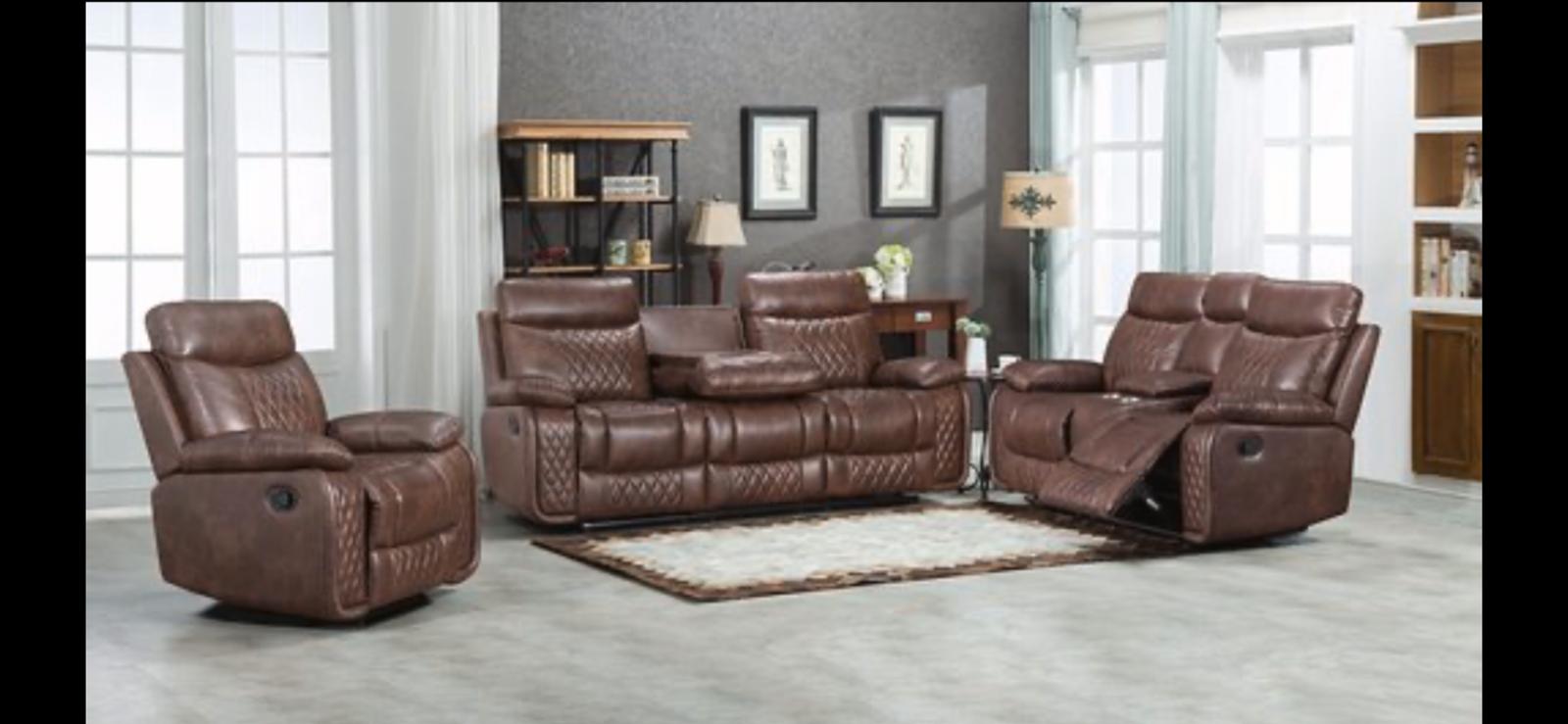 Modular Bespoke Atlanta Leather Sofa
