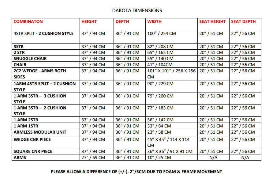 Modular Bespoke Dakota Fabric Sofa