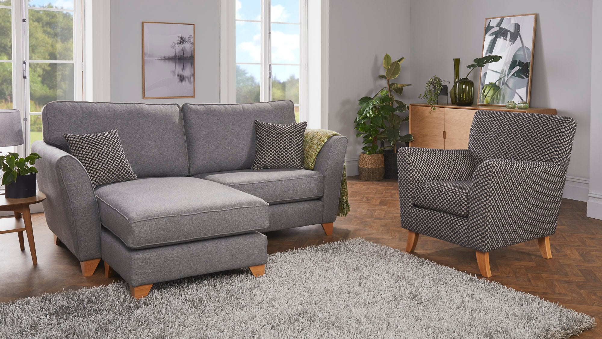 Modular Bespoke Eclipse Fabric Sofa