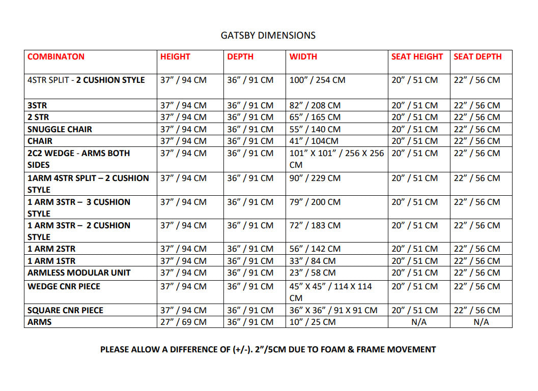 Modular Bespoke Gatsby Fabric Sofa