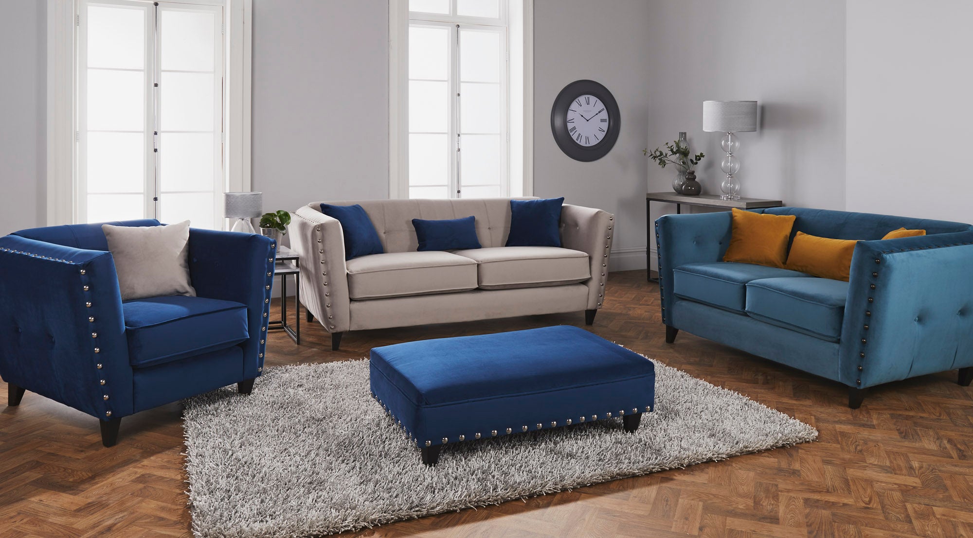 Modular Bespoke Infinity Fabric Sofa