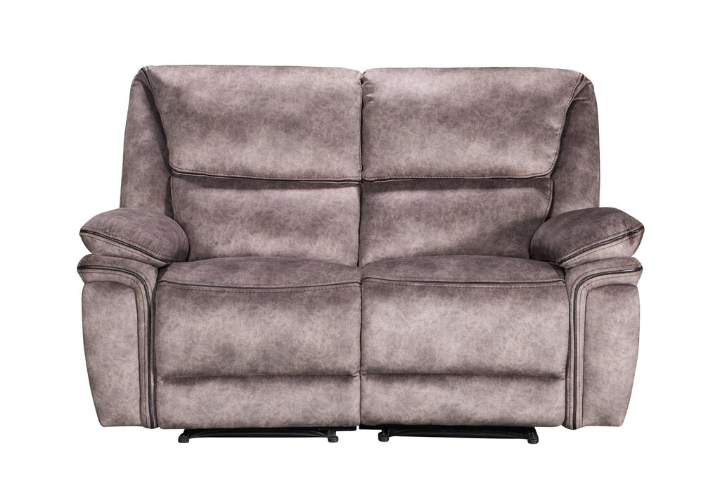 Milano Suede Manual Recliner Fabric Sofa
