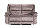 Milano Suede Manual Recliner Fabric Sofa