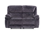 Milano Suede Manual Recliner Fabric Sofa