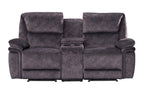 Milano Suede Manual Recliner Fabric Sofa