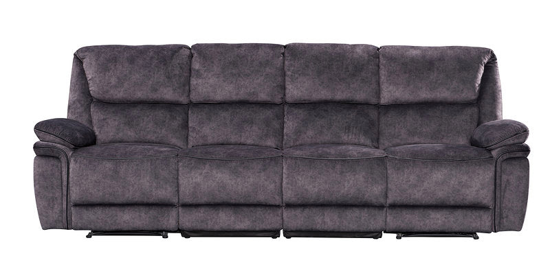 Milano Suede Manual Recliner Fabric Sofa