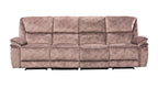 Milano Suede Manual Recliner Fabric Sofa