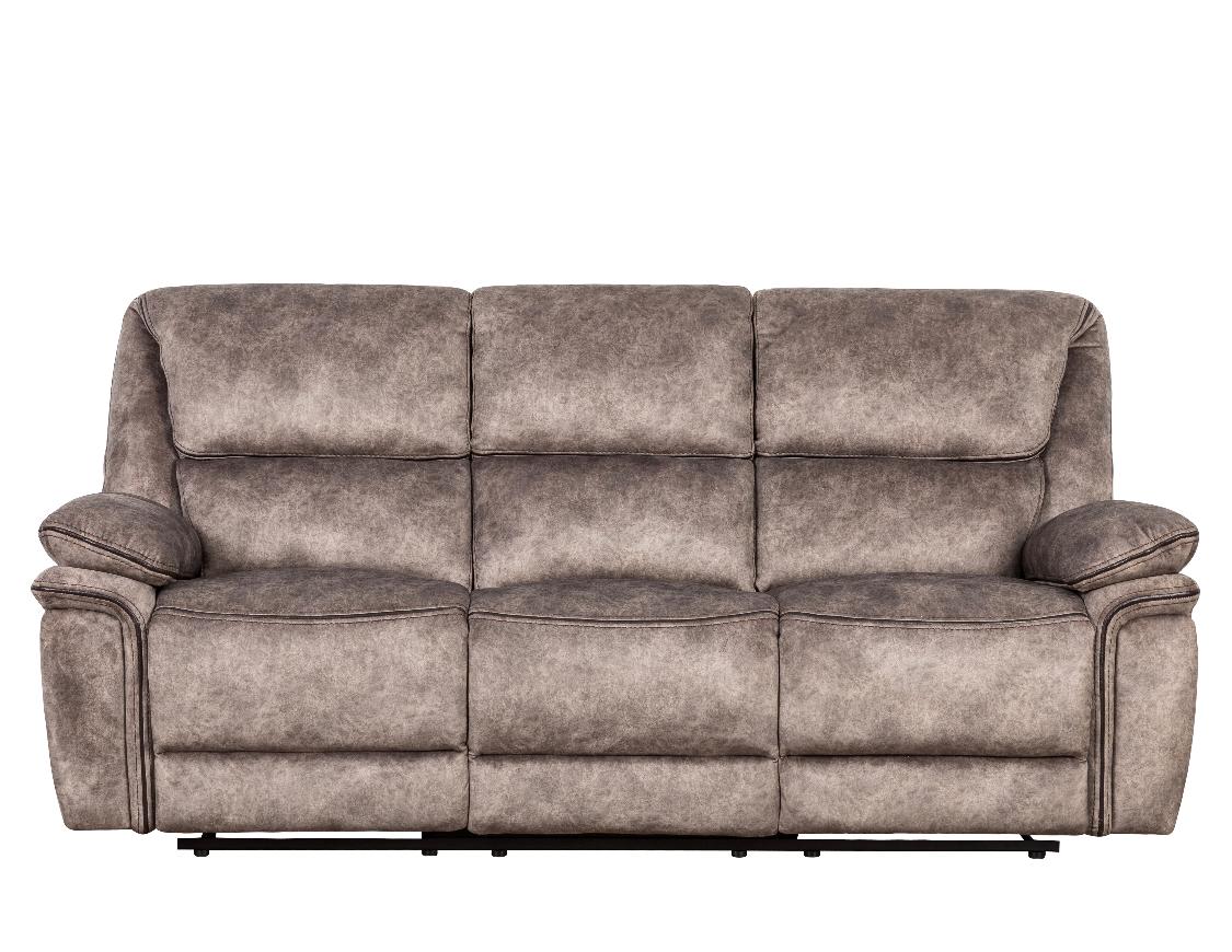 Milano Suede Manual Recliner Fabric Sofa