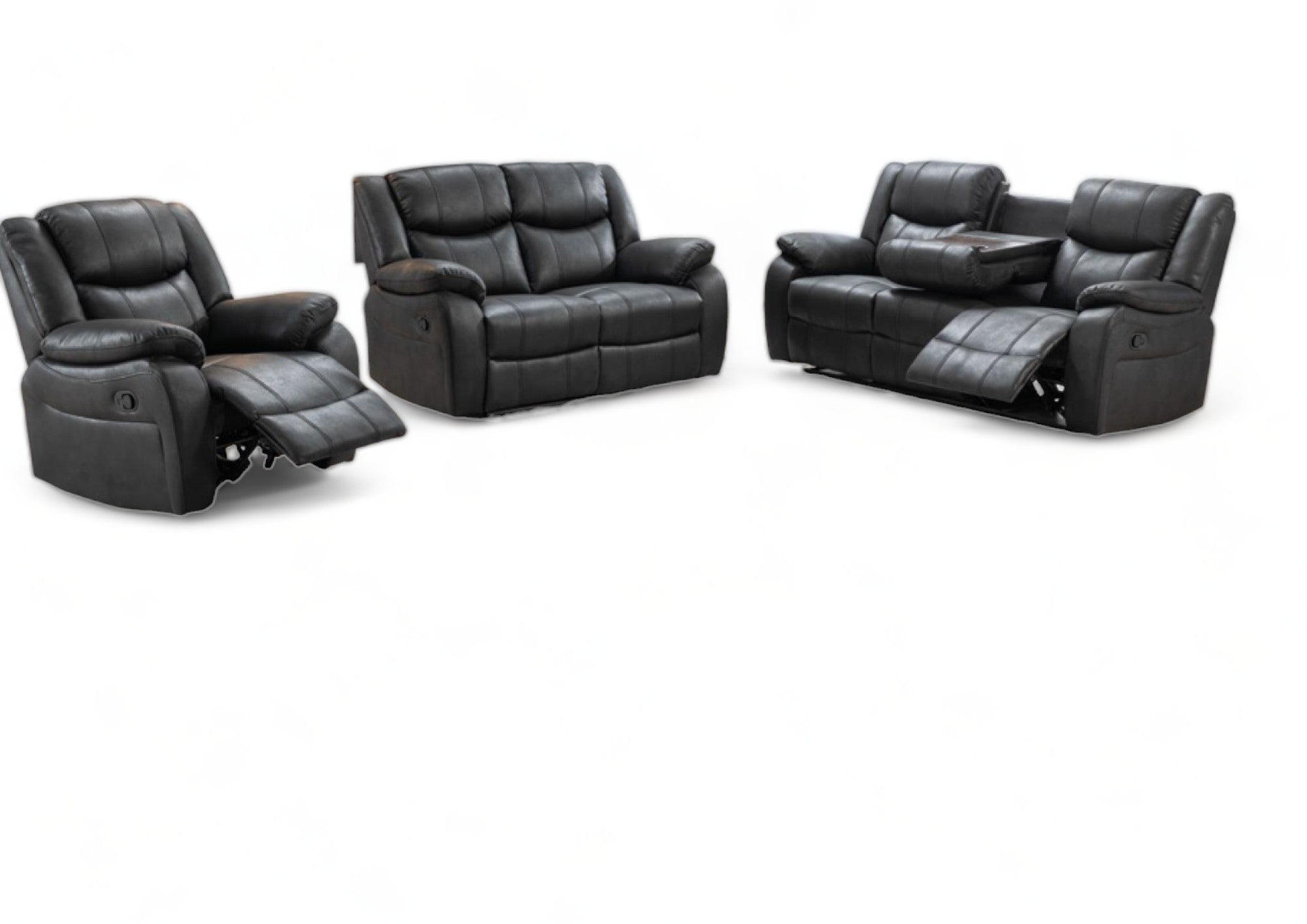 Paris Fabric Manual Recliner Sofa