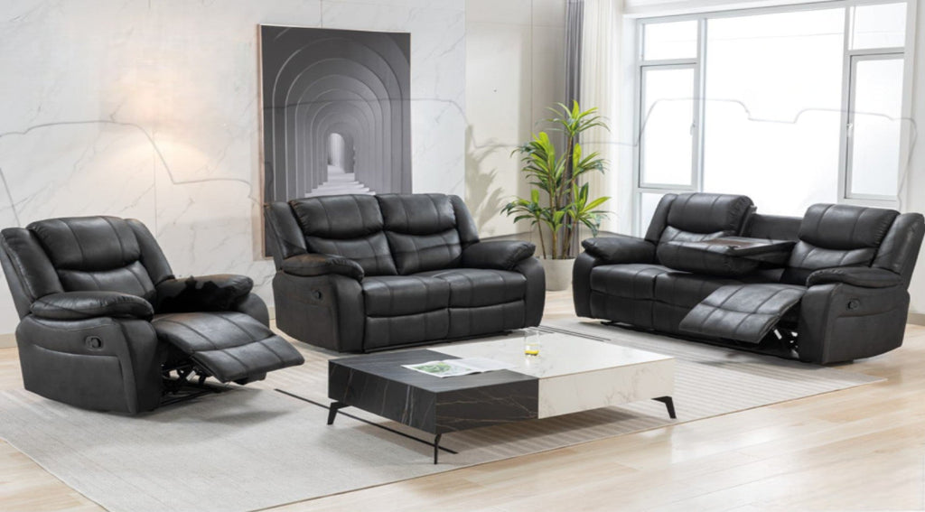 Paris Fabric Manual Recliner Sofa