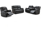 Paris Fabric Manual Recliner Sofa