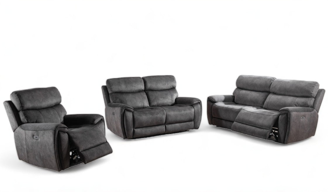 Seville Fabric Recliner Sofa