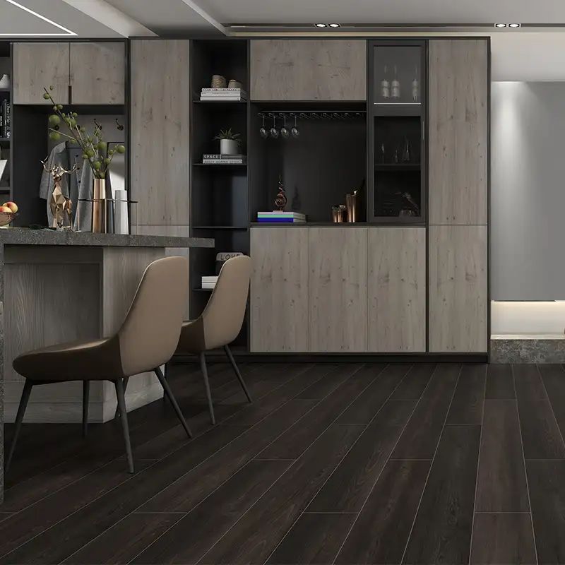 Alva Yosemite Antigua Charcoal Oak Straight Plank LVT