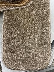 Luxury Nutmeg coloured carpet on show in a Carpet store in Coventry