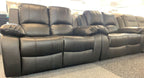 Panana Modern Compact Leather 2 Seater Sofas
