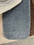 Sapphire coloured carpet in Coventry carpet store
