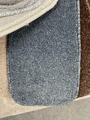 Sapphire coloured carpet in Coventry carpet store