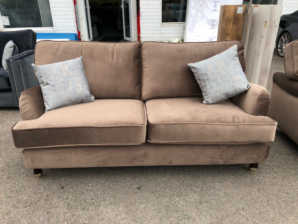 Sofa in front of a furniture shop, furniture store